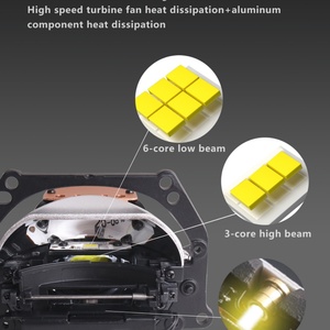 New Fashion L55 Bi-LED Laser Projector Lens Headlight 5500K 3 Inch Lamp for BMW Camry Corolla Hilux Prius Autos 12V Voltage - Product Image 4