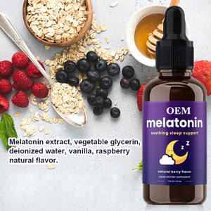 Olli Oem/Odm/Obm Melatonine Drank Plantenextract Slaapvloeistof Slaapmiddel Ontspanning Melatonine Druppels Voor Diepe Slaap Supplement - Product Image 4