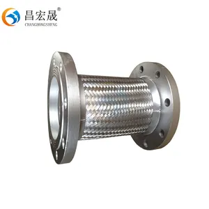 Stainless Steel Flange joint Flexible Braids Hose For Pipe System