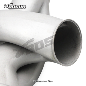 Tuyaux d'échappement personnalisés en stock, tube en X 2,5''/2,75''/3''/3,5'' pour tous les connecteurs de voiture, réducteur universel en acier inoxydable 316 - Product Image 6