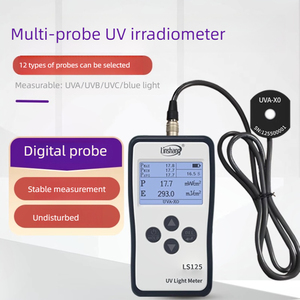 Linshang LS125 Testeur <span class=keywords><strong>ultraviolet</strong></span> Illuminance Compteur de puissance UV Détecteur d'intensité de rayonnement UVA Multi-canal - Product Image 2