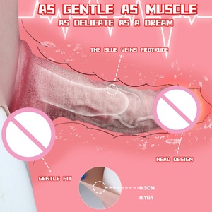 ORALSX 7 Inches Hollow Penis Harness Pants Cock Enlargement Delay Ejaculation Realistic Cock Sheath Penis Harness for Men - Product Image 2