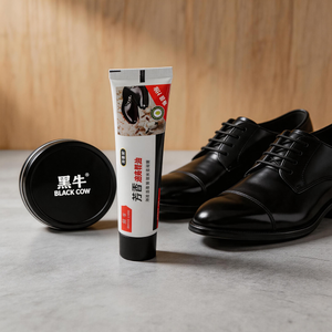 UV Offset Printing Black Bull <strong>Shoe</strong> <strong>Polish</strong> Tube <strong>Clear</strong> Pattern Colorfast Not Easy to Fade - Product Image 1