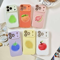 DIY Aanpasbare Hot Trending Case voor iPhone 18 17 Pro Max 3D Fruit Design Camera Cover Lensbeschermer Camera Knop Stootbestendig