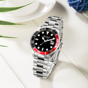 Reloj de Pulsera de Acero Inoxidable de Alta Calidad de 41 mm, Resistente al Agua 3ATM, con Esfera Luminosa con Índices Remachados, para Hombre, Uso Diario - Product Image 2