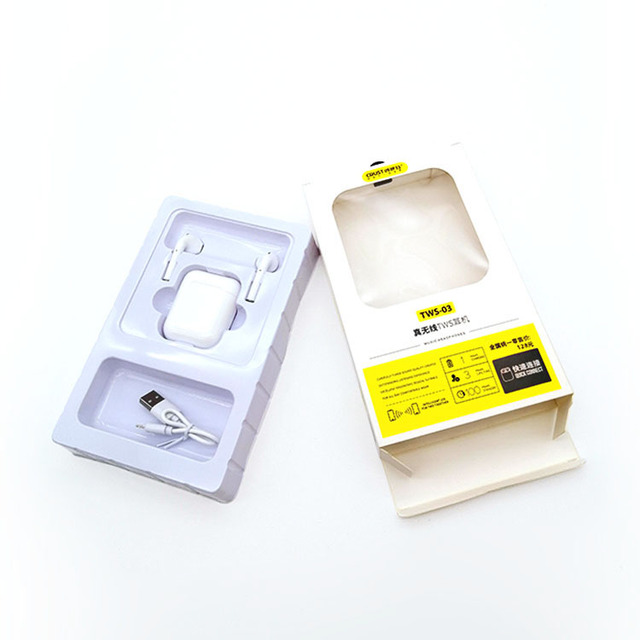 Factory Custom Paper Phone Charger USB Cable Data Line Earphone Packaging Box With Window