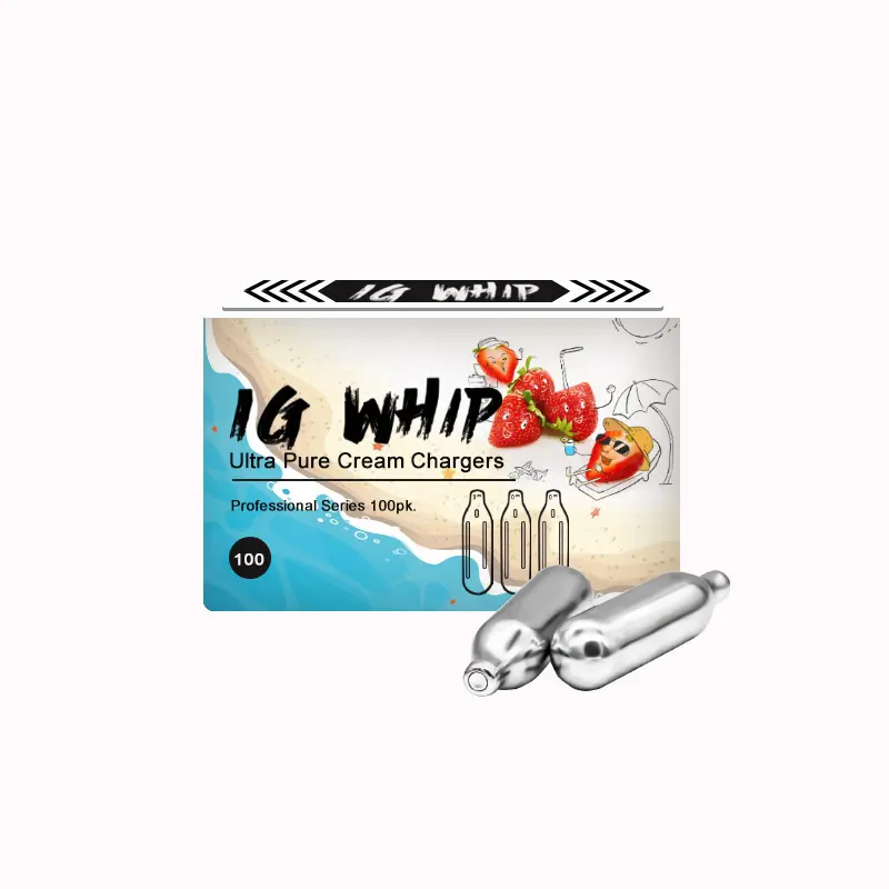 100% Metal Material Dessert Tools Making 8g Whipped Cream Charger from Top Listed Manufacturer