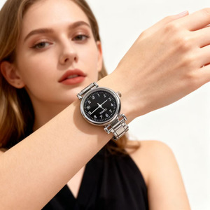 Vendita calda braccialetto di compleanno in acciaio inox in lega di vetro quadrante impermeabile <span class=keywords><strong>da</strong></span> donna <span class=keywords><strong>orologio</strong></span> <span class=keywords><strong>da</strong></span> <span class=keywords><strong>polso</strong></span> <span class=keywords><strong>da</strong></span> ragazza con fascia elastica - Product Image 2