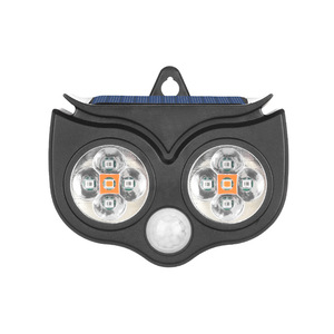Solar Powered Bird Repeller With Infrared Sensor For Yard Farm Rodent Control Flashing Warning Light 2 Pack - Product Image 2