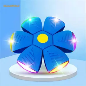 Helloworld Outdoor Tuin Beach Game 4 Type Throw Disk Ball Speelgoed Fancy Zachte Nieuwigheid Vliegende Ufo Platte Stuiterende Bal Met Led Light Ball