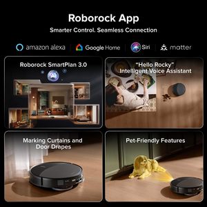 หุ่นยนต์ดูดฝุ่น Smart Cleaning Roborock Saros 20 แรงดูด 36000Pa ล้างด้วยน้ำร้อน 212°F ป้องกันการพันกันด้วย AI สำหรับพรมและพื้น - Product Image 5