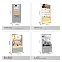 Comptoir de présentation cosmétique pour parfumerie avec éclairage LED, prix usine, pour présentoirs de luxe - Écologique et durable