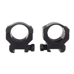 Heavy Duty Alloy 30mm Optical Ring Field Training Red Dot Light Mount 22mm Base System Universal Fit Matte Black Finish - Product Image 5