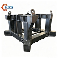 Base de Acero Industrial Gruesa Personalizada con Estructura Soldada, Fabricación OEM con Tratamiento de Superficie Completo