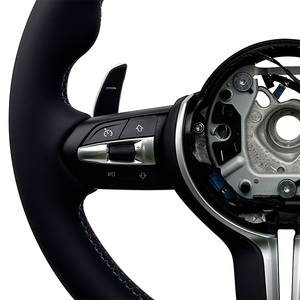 Volante de Cuero Completo, Agradable al Tacto, para <span class=keywords><strong>BMW</strong></span> M3 M5 X3 X5 E36 E82 F40 E83 E70 E90 E91 330i - Product Image 5