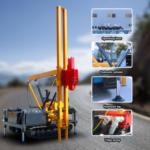 Tất cả các địa hình thích ứng ổ đĩa thủy lực thép hàng rào bài cọc máy khoan đa chức năng cọc máy điều khiển - Product Image 2