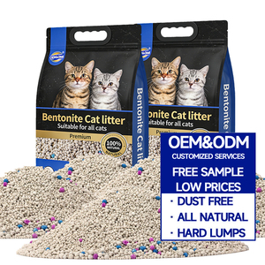 <span class=keywords><strong>Arena</strong></span> <span class=keywords><strong>para</strong></span> <span class=keywords><strong>Gatos</strong></span> de Bentonita Natural de Alta Absorción, Bajo Polvo y Aglutinación Rápida, Precio Económico al por Mayor en Sacos de Tonelada, Compatible con ODM - Product Image 1