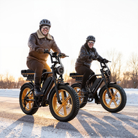 Vélo électrique Super73 Style à pneus ultra larges, autonomie de 140 km, 7 vitesses, écran LCD robuste, capacité de montée maximale de 30° °   Porte-bagages arrière Tst R9 ultra pour vélo