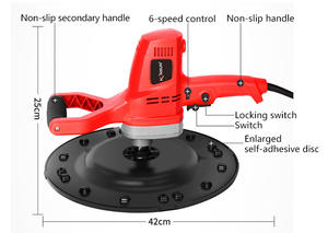 KONSUN 750W <span class=keywords><strong>Ponceuse</strong></span> et polisseuse manuelle professionnelle pour murs et sols, machine à poncer pour la rénovation de la construction et la préparation des surfaces - Product Image 4