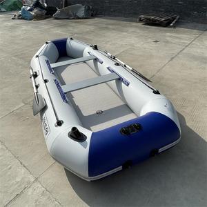 Kayak de pêche gonflable Solar Marine pour 4 personnes, 8,8 pieds, bateaux en caoutchouc, 3 couches de PVC, embarcation nautique, canoë à rames, capacité de charge de 200 livres - Product Image 4