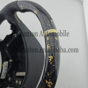 Produits personnalisés en fibre de carbone forgée et cuir perforé pour volant de voiture Mercedes Benz W211 W209 W219 W230 - Product Image 5