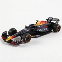 Modelo de Auto de Fórmula 1 Red Bull RB19 F2401, Escala 1:24, Licenciado y Original, de Aleación, con Simulación de Deslizamiento, un Exquisito Regalo Pequeño HX