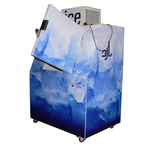 Mini-réfrigérateur portable à refroidissement direct, porte inclinée, pour bière - Product Image 4