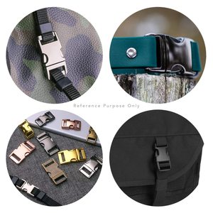 Boucles latérales plates en métal <span class=keywords><strong>pour</strong></span> collier de chien, attache rapide <span class=keywords><strong>pour</strong></span> sangles de 15 mm, 20 mm, 25 mm, bracelets en paracorde, vente en gros - Product Image 5