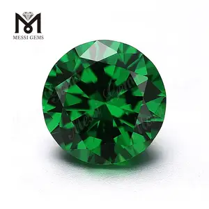 round 1.0 to 12mm loose cubic zirconia stones emerald green cz