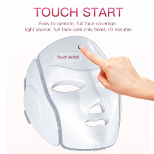 Hot Sản phẩm bán chạy 7 màu LED-face-mặt nạ chăm sóc da công cụ trẻ hóa da Máy Đẹp đỏ-ánh sáng-điều Trị-cho-mặt và cổ - Product Image 3