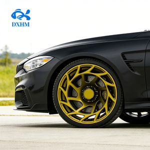ล้อแม็กซ์ลายรังผึ้งสีทองขนาด 18 19 20 21 22 24 นิ้ว 21x10.5J 5x130 5 รู ขอบลึกเว้า สำหรับรถ <span class=keywords><strong>SUV</strong></span> หรูหรา - Product Image 4