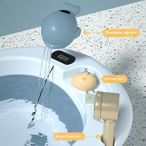 <span class=keywords><strong>Bañera</strong></span> de bebé plegable con sensor de temperatura inteligente grande <span class=keywords><strong>para</strong></span> recién nacidos y niños, <span class=keywords><strong>bañera</strong></span> de bebé de plástico <span class=keywords><strong>para</strong></span> el hogar - Product Image 4