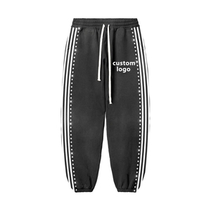 Conjunto Deportivo de Chándal para Hombre y Mujer, Personalizado con Logotipo, con Pedrería, Impermeable, Transpirable, 100% Algodón, Forro Polar, para Correr, 2025 - Product Image 2