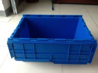 Panier de déplacement et de stockage en plastique empilable et emboîtable pour légumes et fruits