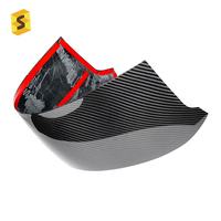 Shasha Car Interior Carbon Fiber Trim Panel Below the Gearshift for Fiat 500 <strong>Abarth</strong> <strong>595</strong> 695 (2017-2024) Inner Decorative