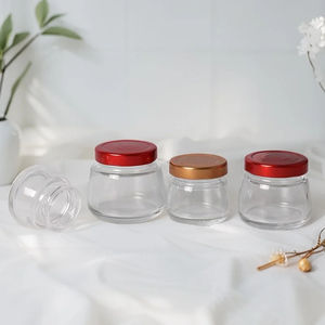Pot en verre vide de 30ml, 50ml, 75ml, 100ml, 150ml, de qualité alimentaire, avec couvercle à vis, pour miel, snacks, yaourt, épices, salade, sucre, <span class=keywords><strong>caviar</strong></span>, nid d'oiseau, confiture - Product Image 2