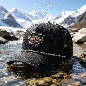 Fashion Unisex Golf Sports 5-Panel Baseball Cap Waterproof Quick-Dry Breathable Common Letter Adjustable Performance OEM - Product Image 1