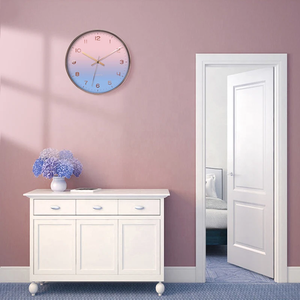New Minimalist Modern Cheap Plastic <b>Digital</b> 12 Inch Quiet Quartz Mute Round Silent <b>Wall</b> <b>Clock</b> for Living Room Bedroom Decorate - Product Image 4