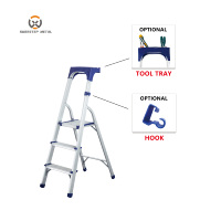Échelle escamotable portable en aluminium EN131, idéale pour la maison, l'école, l'extérieur, la cuisine, la salle de sport, l'entrepôt et les échafaudages – Offre spéciale