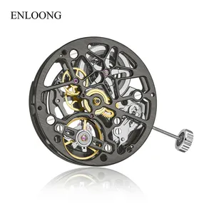 ENLOONG All 21 Jewels Skeleton Mechanical Movement 72 Hours Automatic Self Winding Movement