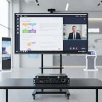 12e generatie Intel Core i3/i5/i7 OPS PC Mini-computer LPDDR5 8K scherm DP USB ventilator koeling voor onderwijs & commerciële weergave