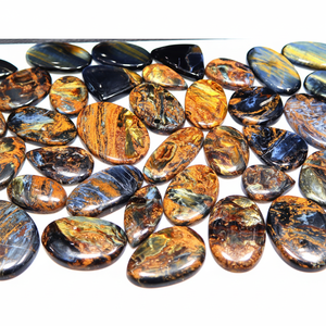 Grossiste Fournisseur de Cabochon de Pietersite de Feu en Or Naturel Fantastique Pierre Lisse de Pietersite pour la Fabrication de Bijoux - Product Image 1