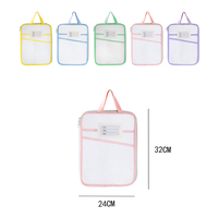 Sac de maquillage en cuir PVC de grande capacité avec logo personnalisé, boîte d'organisation de produits de toilette de voyage, étui cosmétique portable à fermeture éclair