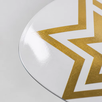 Étiquette autocollante ronde personnalisée en PET durable pour pot de compléments alimentaires, avec logo 3D, pelable et adhésive, avec lamination brillante et imperméable