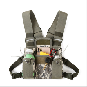 Bolsa táctica transfronteriza para walkie-talkie, para operaciones generales, seguridad exterior, uso en servicio, para colgar en el pecho - Product Image 1