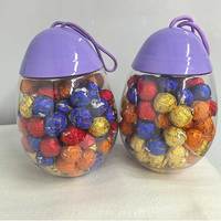 Bonbons en forme de boule de chocolat avec logo personnalisé en gros |   Chocolat au lait solide halal en vrac pour cadeau de la Saint-Valentin |   Marque privée OEM