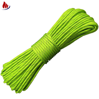 Corde de parachute de survie d'urgence pour l'extérieur, 7 brins, 31m, 4mm, en polypropylène haute résistance, tressée triple structure