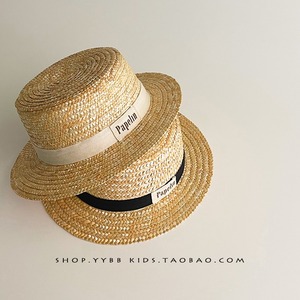 Sombreros De Paja cappelli a tesa larga Boater uomo donna <span class=keywords><strong>paglia</strong></span> Skimmer <span class=keywords><strong>paglia</strong></span> <span class=keywords><strong>di</strong></span> grano tessuto parasole da viaggio all'aperto cappello da sole Flat Top Fish - Product Image 5