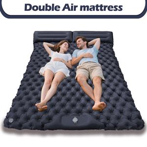 Matelas de <span class=keywords><strong>camping</strong></span> gonflable confortable en TPU avec double <span class=keywords><strong>pompe</strong></span> <span class=keywords><strong>à</strong></span> <span class=keywords><strong>pied</strong></span>, oreillers et <span class=keywords><strong>pompe</strong></span> <span class=keywords><strong>à</strong></span> <span class=keywords><strong>pied</strong></span> intégrée - Product Image 1