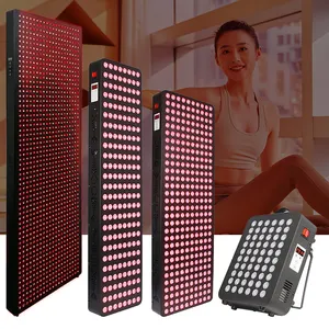 Doppio chip ad alta potenza 6000W allevia il dolore infiammazione del corpo intero pannello di terapia a luce rossa a Led a infrarossi